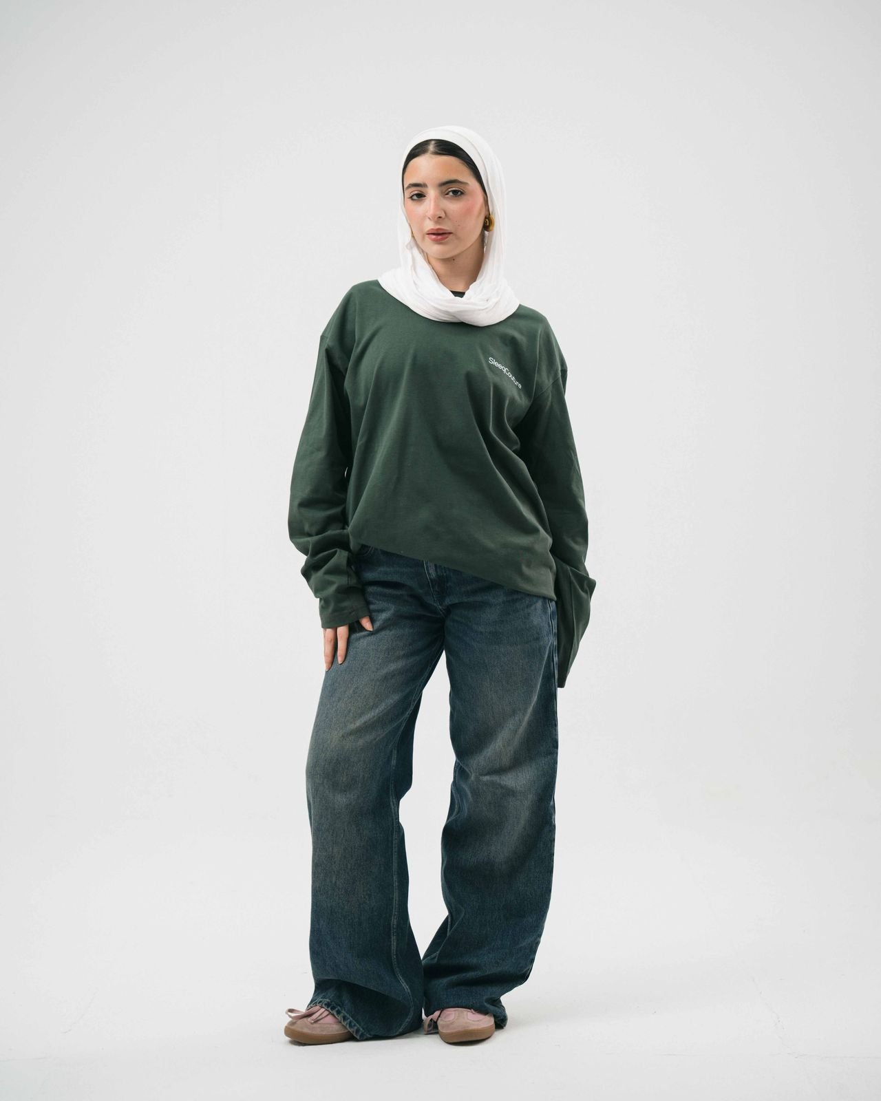 Emerald green T-shirt