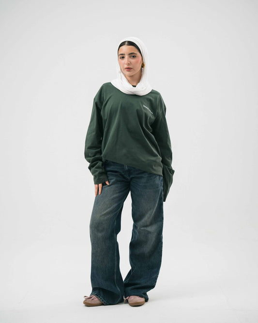 Emerald green T-shirt